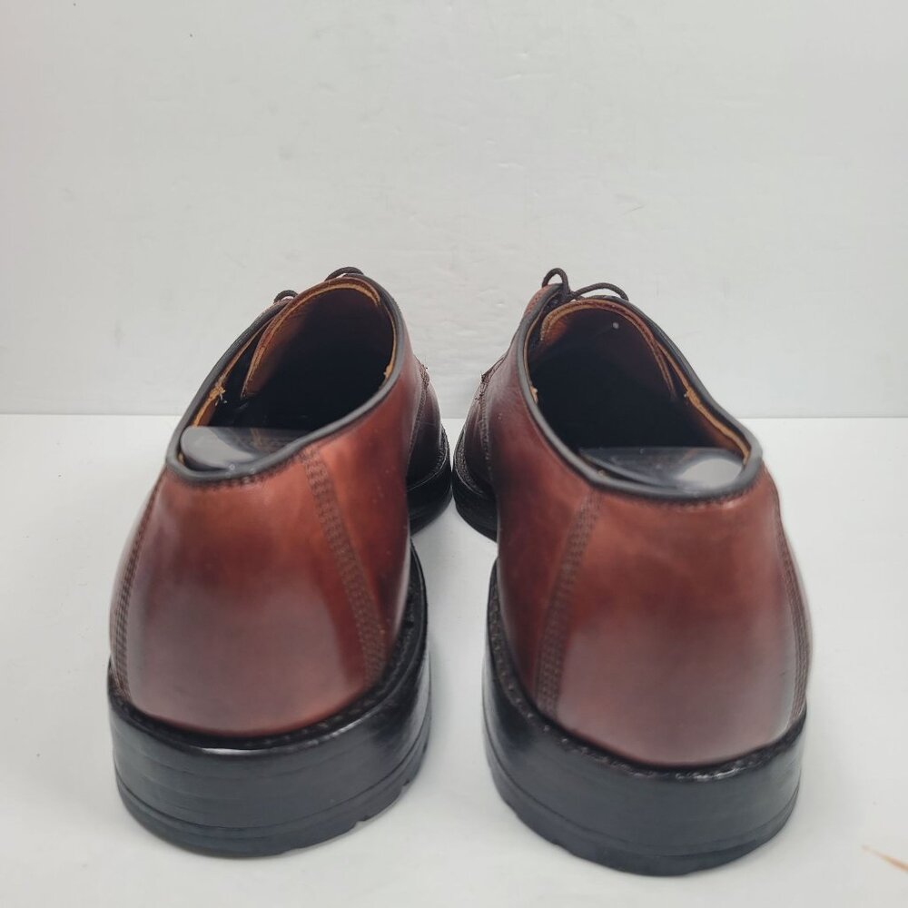 Allen Edmonds Men's Brown Split Toe Leather Shoes US Size 10D - Picture 4 of 8